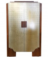ART DECO-STYLE ARMOIREthe door