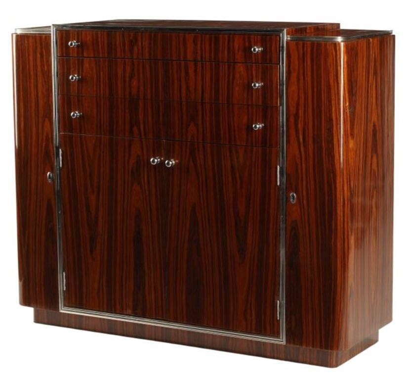 ART DECO STYLE BAR CABINETArt