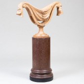 ART DECO STYLE BLEACHED WOOD U