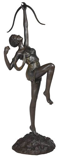 ART DECO STYLE BRONZE, AFTER PIERRE