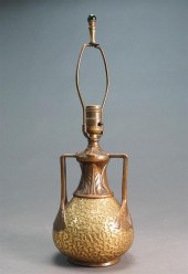 ART DECO STYLE BRONZE AND CERA