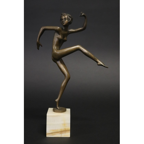 Art Deco style bronze figure of a