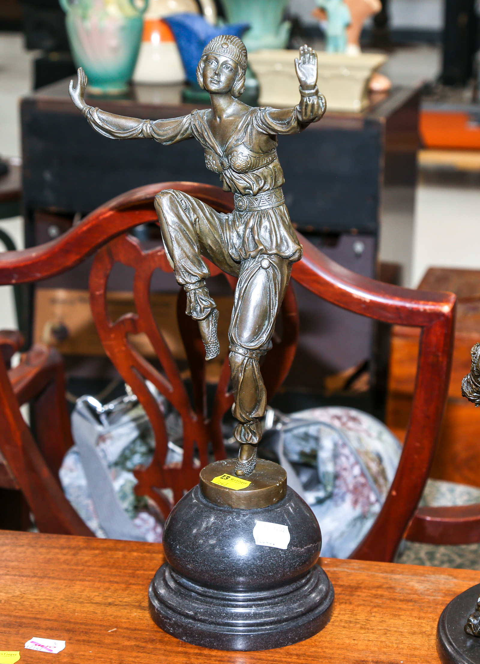 ART DECO STYLE BRONZE OF FEMALE