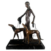 ART DECO STYLE BRONZE SCULPTUR
