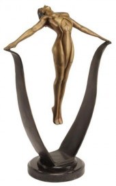 ART DECO STYLE BRONZE SCULPTUR
