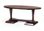 ART DECO-STYLE BURLWOOD TABLEA