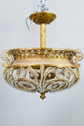 ART DECO STYLE BURNISHED AND B