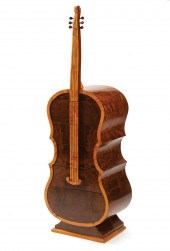 ART DECO-STYLE CELLO SHAPED CH