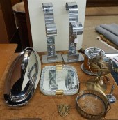 ART DECO STYLE CHROME TABLE SC