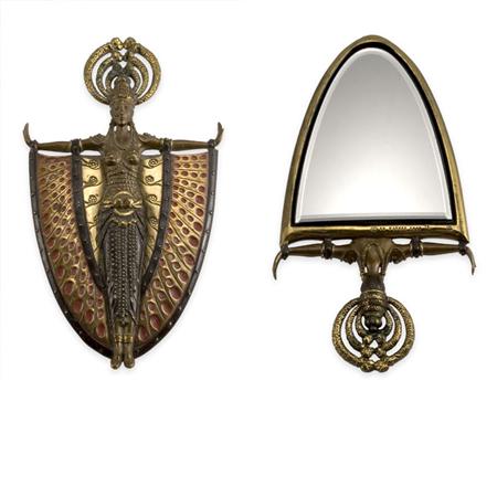 Art Deco Style Cold Painted