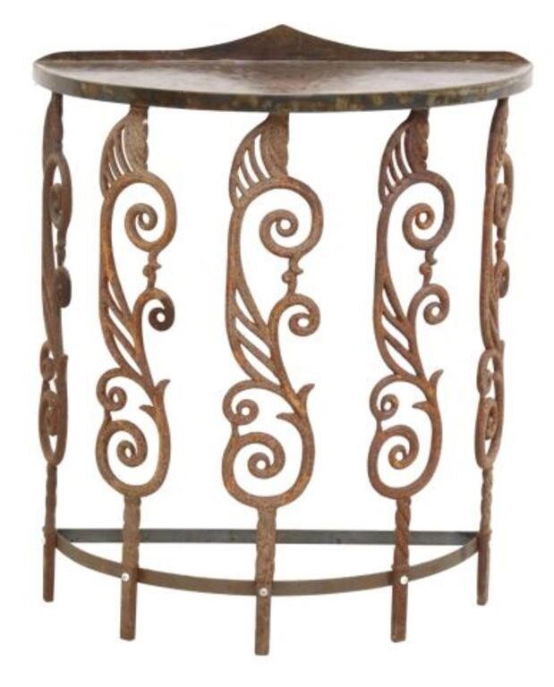 ART DECO STYLE COPPER & IRON