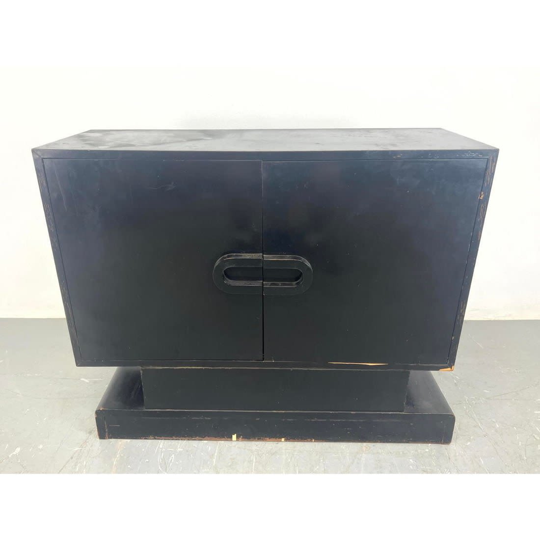 Art Deco Style Ebonized 2 Door
