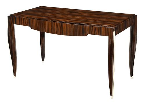 ART DECO STYLE FIGURED ROSEWOOD