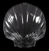 ART DECO STYLE GLASS SHELL FOR