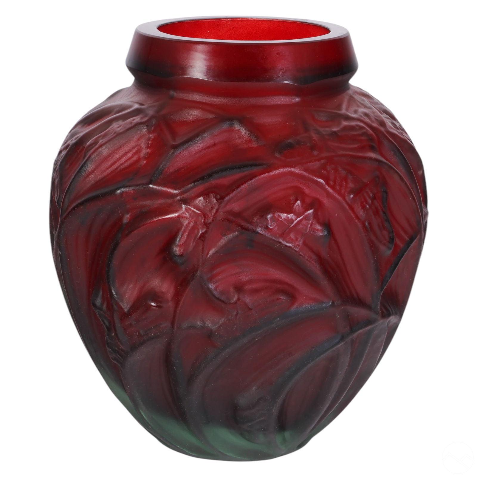 ART DECO STYLE GRASSHOPPER VASE