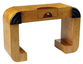 ART DECO STYLE INLAID CONSOLE