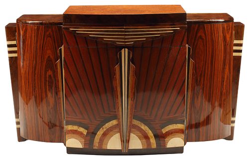 ART DECO STYLE MULTI-INLAY