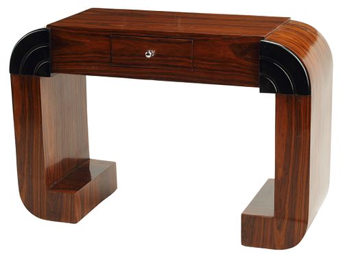 ART DECO STYLE PARCEL-EBONIZED