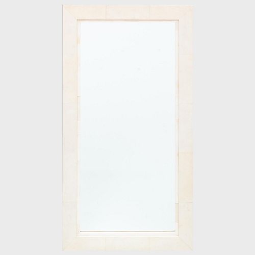 ART DECO STYLE PARCHMENT AND BONE