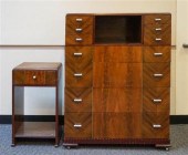 ART DECO STYLE PARQUETRY FIGUR
