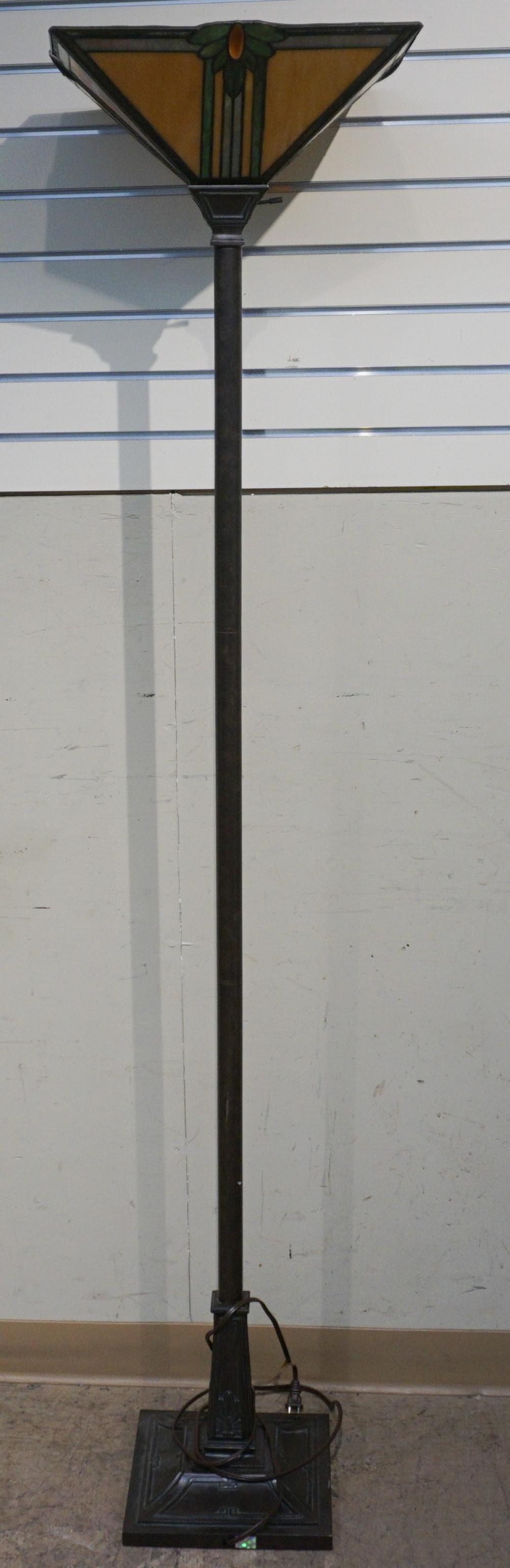 ART DECO STYLE PATINATED METAL