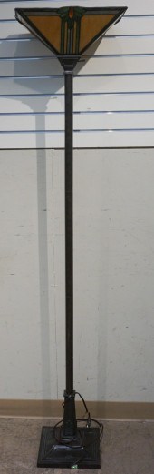 ART DECO STYLE PATINATED METAL