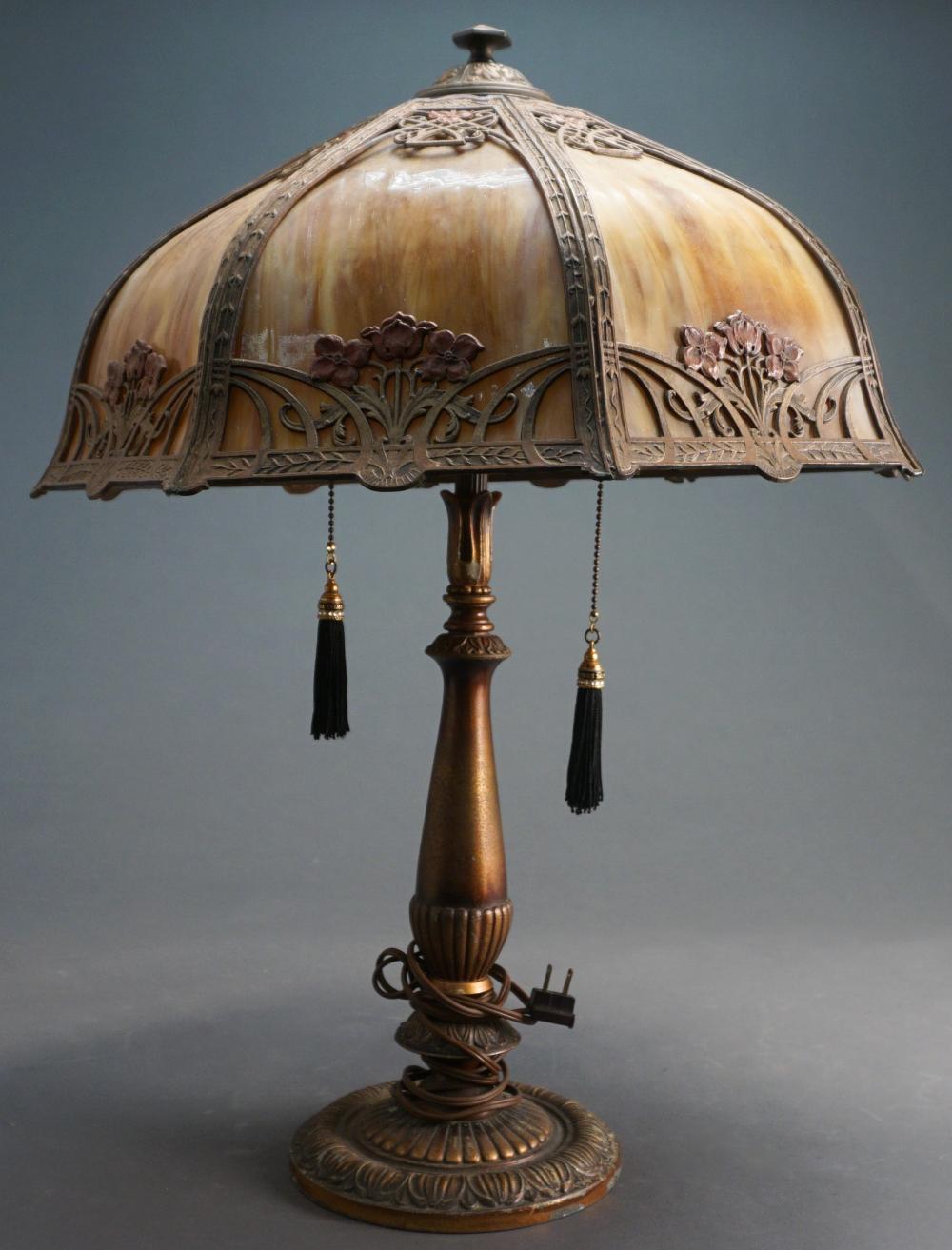 ART DECO STYLE PATINATED METAL