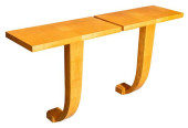 ART DECO STYLE PEARWOOD CONSOL