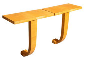 ART DECO STYLE PEARWOOD CONSOL