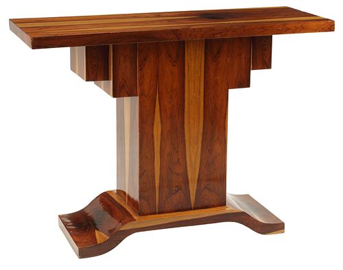 ART DECO STYLE ROSEWOOD CONSOLE