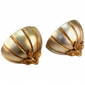 ART DECO STYLE SILVER- & GOLD-