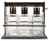 ART DECO-STYLE SILVER-PLATE TA