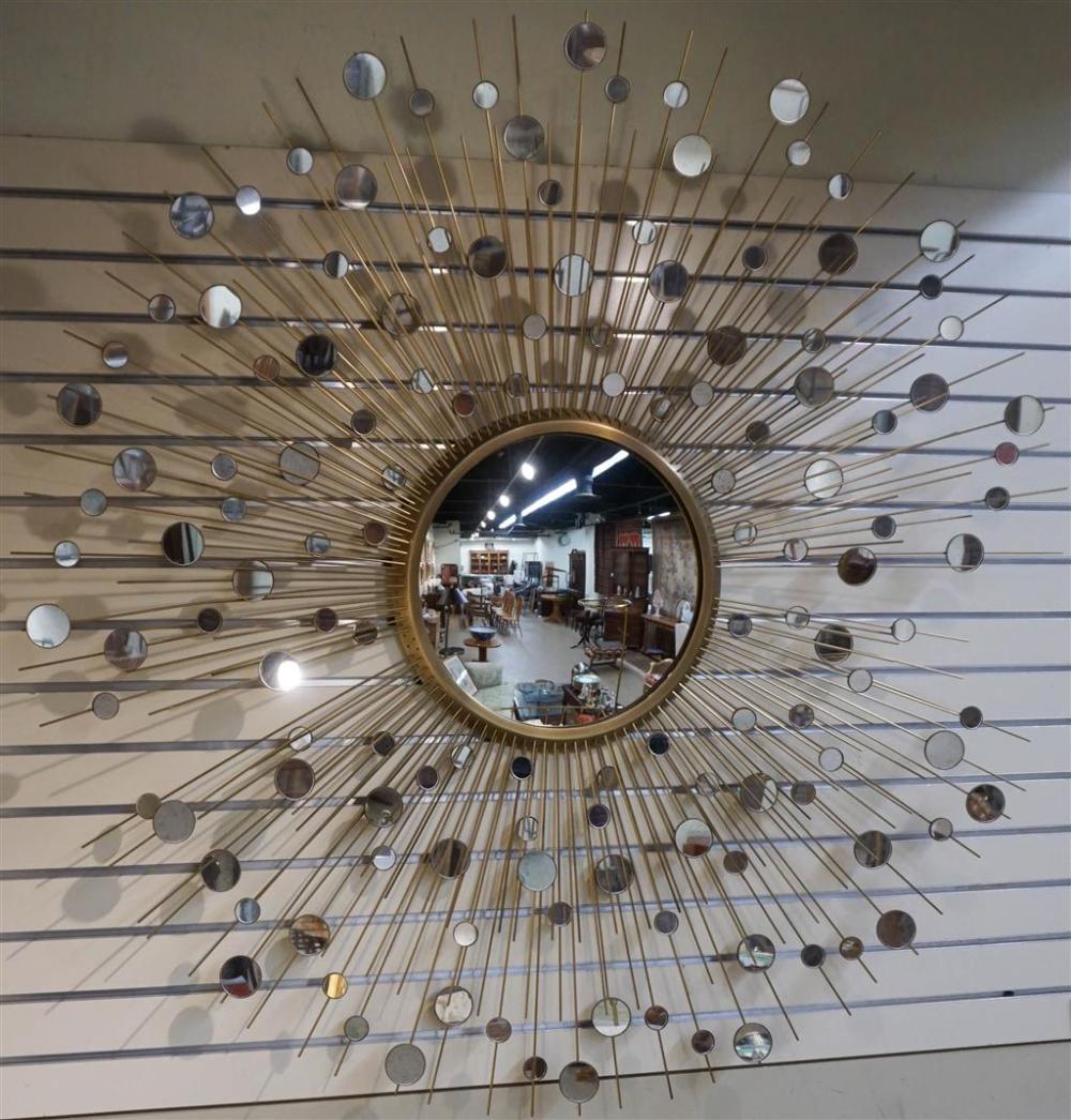 ART DECO STYLE STARBURST MIRROR,