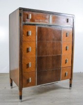 ART DECO STYLE TALL DRESSERArt