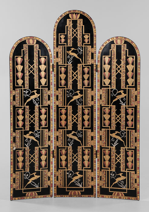 Art Deco Style Three-Panel Room