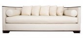 ART DECO STYLE UPHOLSTERED MAH