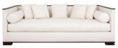 ART DECO STYLE UPHOLSTERED MAH