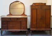 ART DECO STYLE WALNUT BEDROOM