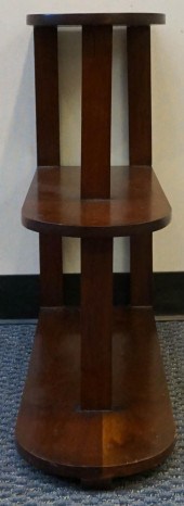 ART DECO STYLE WALNUT GRADUATE