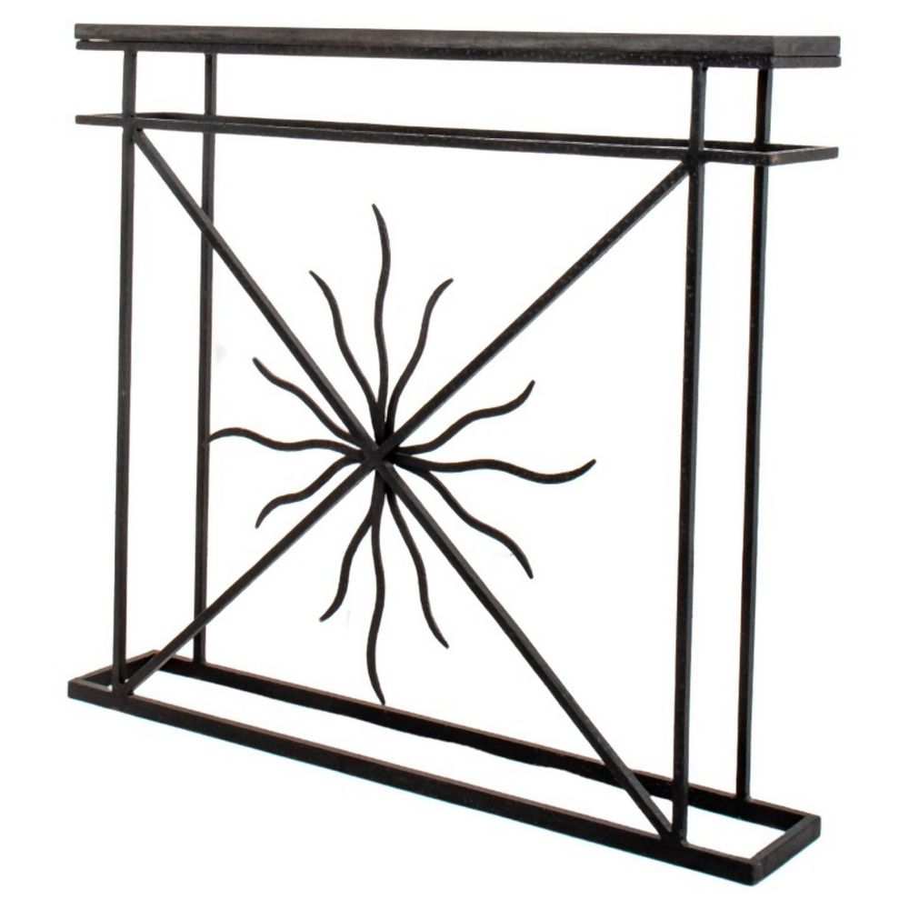 ART DECO STYLE WROUGHT IRON &