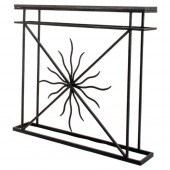 ART DECO STYLE WROUGHT IRON &
