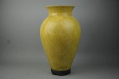 ART DECO STYLE YELLOW-GLAZE VA
