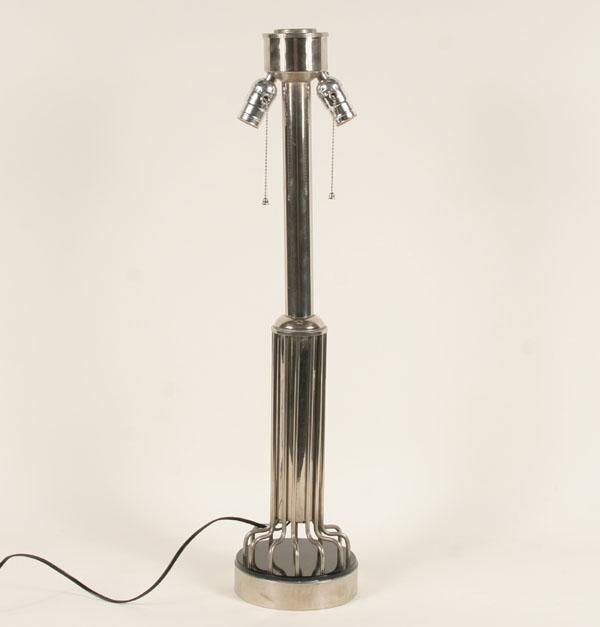 Art Deco table lamp mounted in