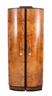ART DECO TWO DOOR ARMOIRE Art