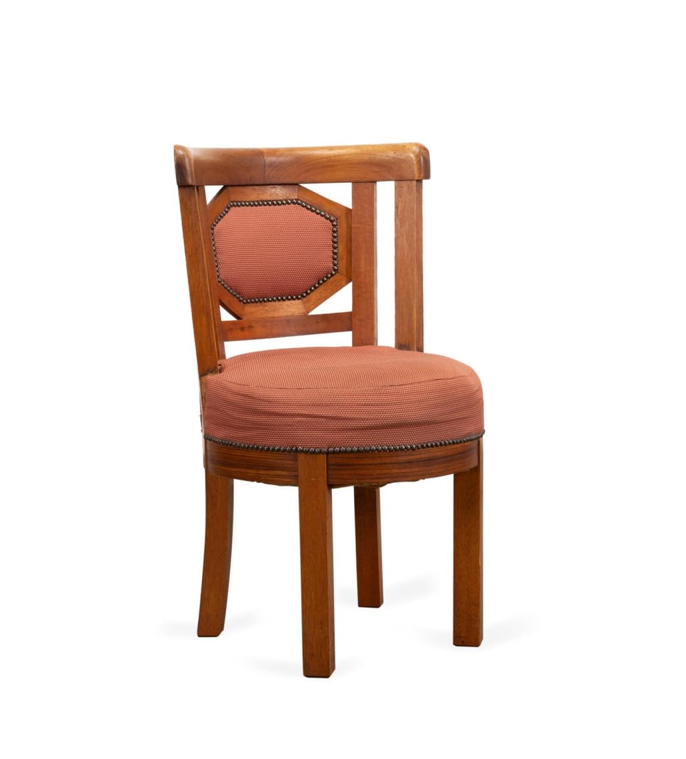 ART DECO WALNUT & ROSEWOOD VENEER