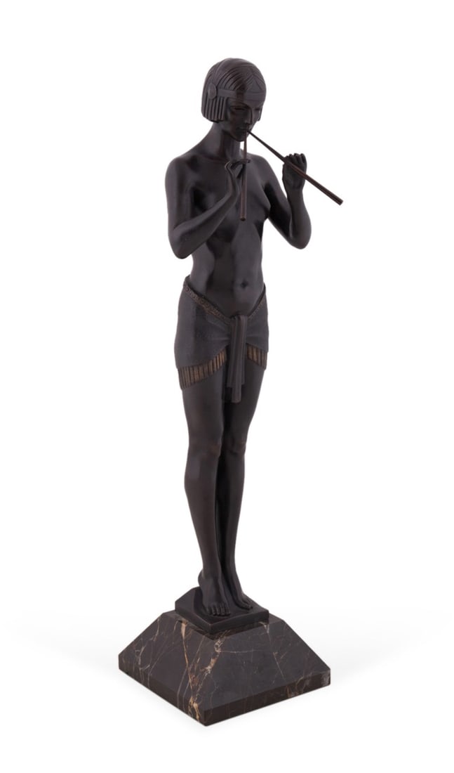 ART DECO WOMAN, BRONZE, AFTER MAX