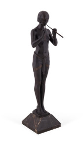 ART DECO WOMAN, BRONZE, AFTER