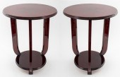 ART DECO WOODEN TRIPOD SIDE TA