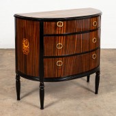 ART DECO ZEBRAWOOD & INLAID TH