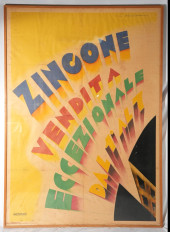 ART DECO "ZINCONE" ITALIAN ADV